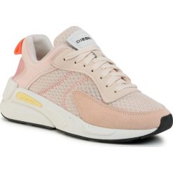 Sneakersy DIESEL - S-Serendipity Low W Y02160 P3163 H7998 Sand Dollar/Cream. Różowe półbuty damskie Diesel, na co dzień, bez wzorów, z zamszu, bez obcasa, na płaskiej podeszwie, bez zapięcia. W wyprzedaży za 539,00 zł.