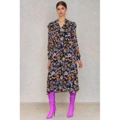 Długie sukienki: Gestuz Sukienka długa Fally - Black,Multicolor