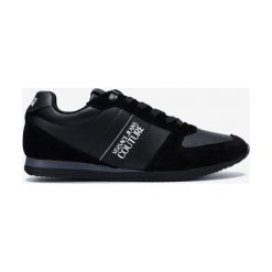 Versace Jeans Couture Tenisówki Czarny. Czarne trampki męskie Versace Jeans Couture, bez wzorów, z jeansu, bez zapięcia. Za 519,95 zł.
