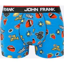 John Frank - Bokserki. Niebieskie bokserki męskie marki John Frank, z bawełny. Za 59,90 zł.