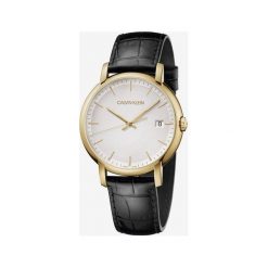 Calvin Klein Established Zegarek Czarny. Czarne zegarki męskie Calvin Klein, złote. Za 1196,95 zł.