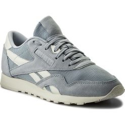 Buty Reebok - Cl Nylon Mesh CN0632 Cloud Grey/Chalk. Fioletowe buty sportowe damskie Reebok, na co dzień, bez wzorów, ze skóry, bez obcasa, na płaskiej podeszwie, bez zapięcia. W wyprzedaży za 229,00 zł.