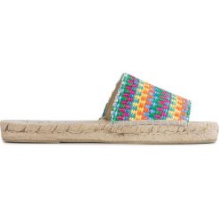 Klapki MANEBI Multikolor. Szare espadryle damskie marki Manebi, z tkaniny. Za 280,00 zł.