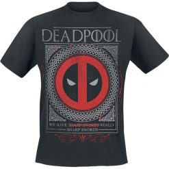 Deadpool House Deadpool T-Shirt czarny. Czarne koszulki męskie marki Deadpool, xl, z nadrukiem, z okrągłym kołnierzem. Za 89,90 zł.
