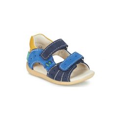 Sandały Dziecko Kickers BOPING. Niebieskie sandały chłopięce Kickers, bez zapięcia. Za 215,20 zł.
