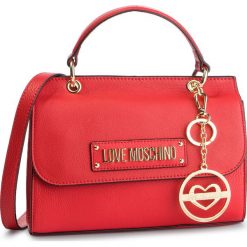 Torebka LOVE MOSCHINO - JC4345PP17L60500 Rosso. Czerwone torebki klasyczne damskie Love Moschino, bez wzorów, ze skóry, klasyczne, bez dodatków. W wyprzedaży za 649,00 zł.