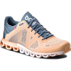 Buty ON - Cloudflow 000015 Almond/Grey 1230. Brązowe buty do biegania damskie marki On, z materiału. Za 649,00 zł.