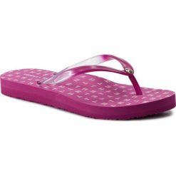 Japonki TOMMY HILFIGER Colorful Tommy Flat Bach Sandal FW0FW04240. Różowe klapki damskie TOMMY HILFIGER, bez wzorów, bez obcasa. W wyprzedaży za 59,00 zł.