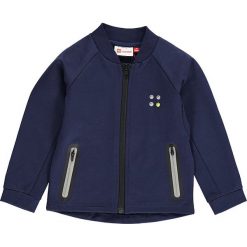 Bluza "Sander 602" w kolorze granatowym. Zielone bluzy niemowlęce marki LEGO Wear, z aplikacjami, z materiału. W wyprzedaży za 92,95 zł.