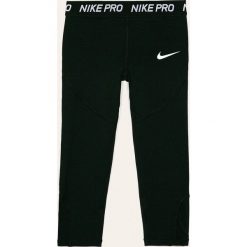 Nike Kids - Legginsy dziecięce 122-166 cm. Czarne spodnie dziewczęce Nike Kids, bez wzorów, z elastanu. Za 99,90 zł.