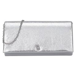 Tamaris Ornella Clutch Bag 3069191-941 Silver. Szare torebki klasyczne damskie Tamaris, bez wzorów, bez dodatków. W wyprzedaży za 106,00 zł.