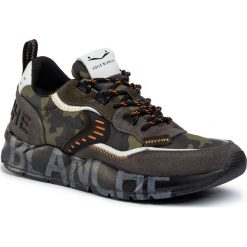 Sneakersy VOILE BLANCHE - Club01 0012014395.02.1B14 Velour/Teknocamo Antracite/Mimetico. Czarne sneakersy męskie Voile Blanche, bez zapięcia. Za 849,00 zł.