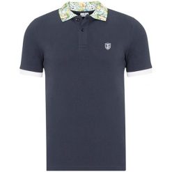 Koszulka polo w kolorze granatowym. Niebieskie koszulki męskie Jimmy Sanders, xl, bez wzorów, polo, bez rękawów. W wyprzedaży za 84,95 zł.
