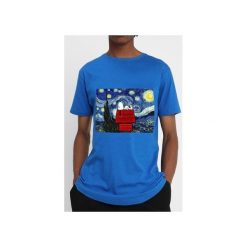 T-shirt : " Snoopy Van Gogh". Niebieskie t-shirty męskie Life is art, xl, bez wzorów, z bawełny, klasyczne, z klasycznym kołnierzykiem. Za 120,00 zł.