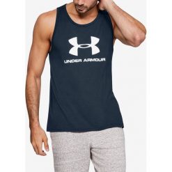 Under Armour Podkoszulek Niebieski. Niebieskie podkoszulki męskie Under Armour, l, bez wzorów, z bawełny, bez rękawów. Za 119,95 zł.