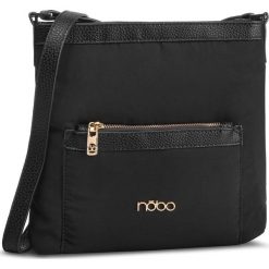 Torebka NOBO - NBAG-F2620-C020 Czarny. Czarne listonoszki damskie marki Nobo, z materiału. W wyprzedaży za 129,00 zł.