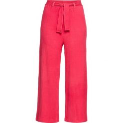 Spodnie culottes bonprix różowy. Różowe spodnie damskie bonprix. Za 89,99 zł.