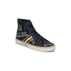 Buty Polo Ralph Lauren SOLOMON II. Niebieskie trampki męskie Polo Ralph Lauren, bez wzorów, bez zapięcia. Za 519,00 zł.