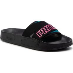 Klapki PUMA - Leadcat TZ Wns 369418 001 Puma Black/Fuchsia Purple. Czarne klapki damskie Puma, bez wzorów, z tworzywa sztucznego, bez obcasa. W wyprzedaży za 129,99 zł.