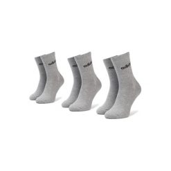 ADIDAS CZ7293 39-42. Szare skarpetki męskie Adidas, bez wzorów, z elastanu. Za 29,99 zł.