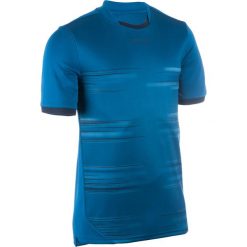 KOSZULKA do rugby R500 męska. Niebieskie koszulki męskie OFFLOAD, xl, bez wzorów, z poliesteru, bez kołnierzyka, bez rękawów. Za 84,99 zł.