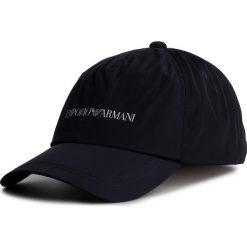 Czapka z daszkiem EMPORIO ARMANI - 627519 0P559 00036 Blu Notte. Niebieskie czapki męskie Emporio Armani, bez wzorów, z bawełny. Za 359,00 zł.
