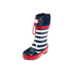Playshoes Kalosze maritim. Szare buciki niemowlęce marki Playshoes, z materiału. Za 99,00 zł.