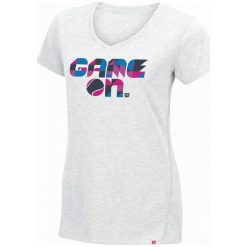 Topy sportowe damskie: Wilson Damska Koszulka Tenisowa Spring Game On Tech T White Heather M