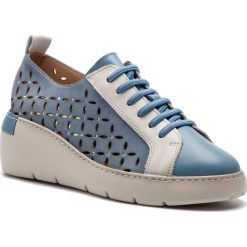 Sneakersy HISPANITAS - Bora-Bora HV98549 Sky. Niebieskie półbuty damskie marki Hispanitas, ze skóry. Za 499,00 zł.
