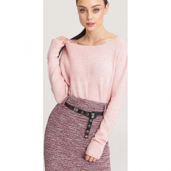Różowy Sweter Hope. Różowe bez kategorii marki other, s, casualowe. Za 79,99 zł.