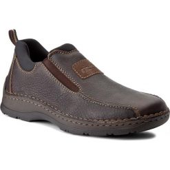 Półbuty RIEKER - 05363-25 Brown Combination. Pomarańczowe półbuty męskie marki Rieker, ze skóry. W wyprzedaży za 209,00 zł.