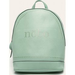 Nobo - Plecak. Zielone plecaki damskie Nobo, bez wzorów, ze skóry ekologicznej. W wyprzedaży za 219,90 zł.
