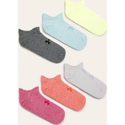 Under Armour - Skarpetki (6 pack). Różowe skarpetki damskie z elastanu. Za 79,90 zł.