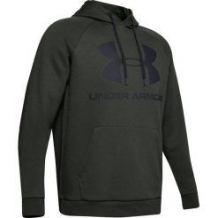 Under Armour Rival Fleece Sportstyle Logo Hoodie 1345628-310. Brązowe bluzy męskie Under Armour, m, bez wzorów, z bawełny, bez kołnierzyka, bez rękawów, bez kaptura. W wyprzedaży za 179,99 zł.