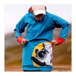 Space Legends damska bluza- apretura hydrofobowa. Szare bluzy damskie z kapturem marki Pakamera. Za 399,00 zł.