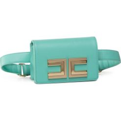 Saszetka nerka ELISABETTA FRANCHI - BM-06A-01E2-V209 Tiffany 100. Zielone nerki damskie Elisabetta Franchi, bez wzorów, ze skóry ekologicznej, bez dodatków. Za 949,00 zł.