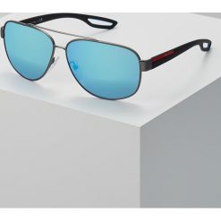 Prada Linea Rossa Okulary przeciwsłoneczne gunmetal. Szare okulary przeciwsłoneczne męskie aviatory Prada Linea Rossa. Za 1009,00 zł.