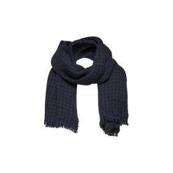 Szaliki / Szale Selected 16064033 HOUND SCARF. Niebieskie szaliki męskie Selected, bez wzorów. Za 124,17 zł.