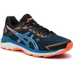 Buty ASICS - GT-2000 7 1011A713 Black/Lake Drive 001. Czarne buty sportowe męskie Asics, z tworzywa sztucznego, bez zapięcia, do biegania. Za 579,00 zł.