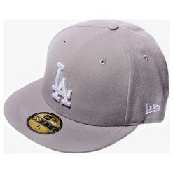 New Era Czapka Mlb Basic La Dodgers , szary, rozmiar 7. Szare czapki damskie New Era, bez wzorów, z materiału. W wyprzedaży za 99,99 zł.