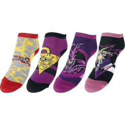 Yu-Gi-Oh! Yu-Gi-Oh! Youth Ankle Socks Skarpetki wielokolorowy. Szare skarpetki męskie Yu-Gi-Oh!. Za 74,90 zł.