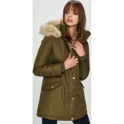 Tommy Hilfiger - Kurtka puchowa. Zielone kurtki damskie TOMMY HILFIGER, s, bez wzorów, z poliesteru, długie. W wyprzedaży za 799,90 zł.