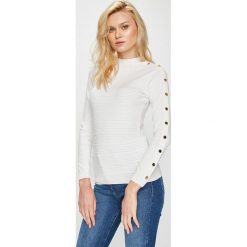 Guess Jeans - Sweter Cecilia. Szare swetry klasyczne damskie Guess Jeans, s, z dzianiny. Za 369,90 zł.