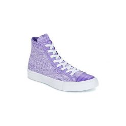 Buty Converse CHUCK TAYLOR ALL STAR NIKE FLYKNIT FLYKNIT MULTI HI FLYKNIT MULT. Fioletowe trampki męskie marki Converse, bez wzorów, retro, bez zapięcia. Za 391,20 zł.