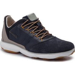 Półbuty GEOX - U Nebula C U94D7C 01122 C4K5Y Dk Avio/Rock. Niebieskie półbuty męskie Geox, na co dzień, bez wzorów, ze skóry, rockowe, bez zapięcia. W wyprzedaży za 379,00 zł.