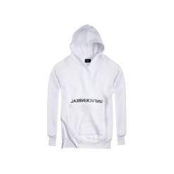 Bluza Hoodie EX OVE White. Białe bluzy damskie marki Harp Team, xl, z nadrukiem, z bawełny, z długim rękawem, długie, z kapturem. Za 259,00 zł.