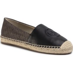 Espadryle MICHAEL MICHAEL KORS - Dylyn Espadrille 40R0DYFP6L Blk/Brown. Pomarańczowe espadryle damskie MICHAEL Michael Kors, bez wzorów, ze skóry ekologicznej, bez obcasa, na płaskiej podeszwie. Za 539,00 zł.