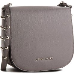 Torebka JENNY FAIRY - RH1199 Grey. Szare listonoszki damskie Jenny Fairy, ze skóry ekologicznej. W wyprzedaży za 59,99 zł.