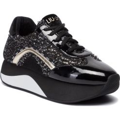 Sneakersy LIU JO - Hilary 02 B69023 TX056 Black 22222. Czarne półbuty damskie Liu Jo, ze skóry ekologicznej. W wyprzedaży za 479,00 zł.