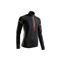 Bluza do biegania KIPRUN WARM damska. Czarne bluzy damskie KALENJI, bez wzorów, z elastanu, bez rękawów, bez kaptura. Za 129,99 zł.